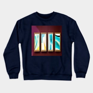 Eccentric Elegance: Crewneck Sweatshirt